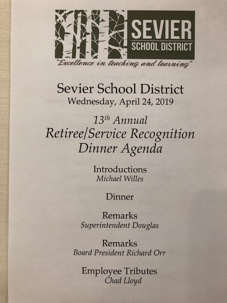 Love these good @SevierSchoolDis retirees! A combined 537 years of experience between them. They have changed lives and improved outcomes. Most importantly they have made lasting relationships with young people. #seviersd #sevierstrong #WeWillNeverForget