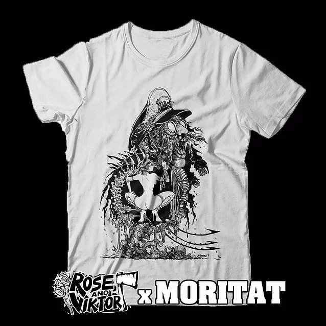 roseandviktor's tweet photo. Dress like a bounty hunter! ROSE&amp;VIKTOR TEES ARE UPON THEE! featuring dope designs by @JimMahfood @MoritatArt &amp; #simonbisley 
Available at https://t.co/8d4j5zVJwr
@mercedesthemuse #roseandviktor #troma #jimmahfood #moritat #art #comicart #grindhouse #jimschumacher #tshirt https://t.co/oklx5grt1m