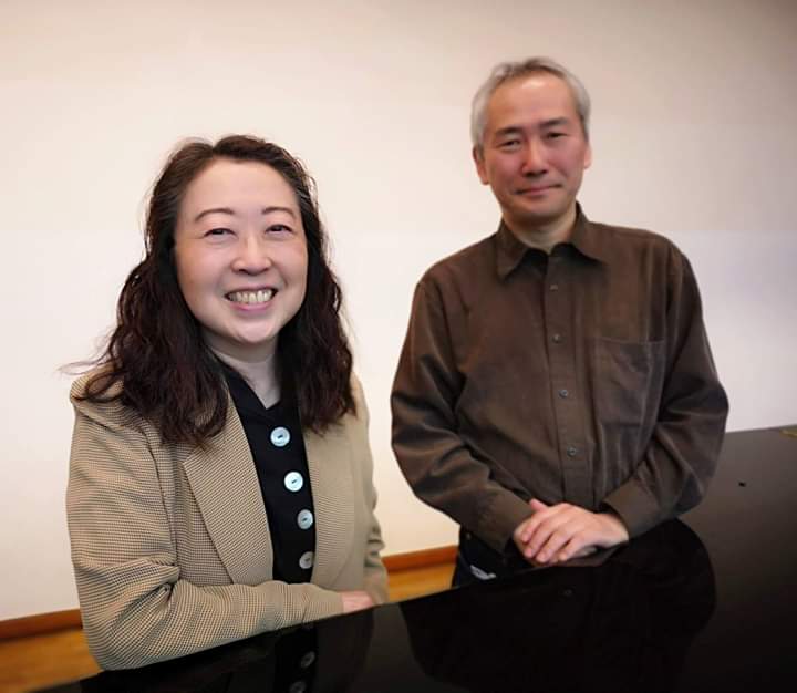 ■八ヶ岳ミュージックセミナー合唱団
「#みるく世がやゆら」
詩：知念捷
作曲・指揮：#萩京子
ピアノ：#寺嶋陸也

先日、おふたり揃っての練習でした。あたたかい音楽をつくる時間となりました。

「あの日」を忘れず悠久の平和を問いかけます。

#やまとうたの血脈
#tokyocantat 
#八ヶ岳MS