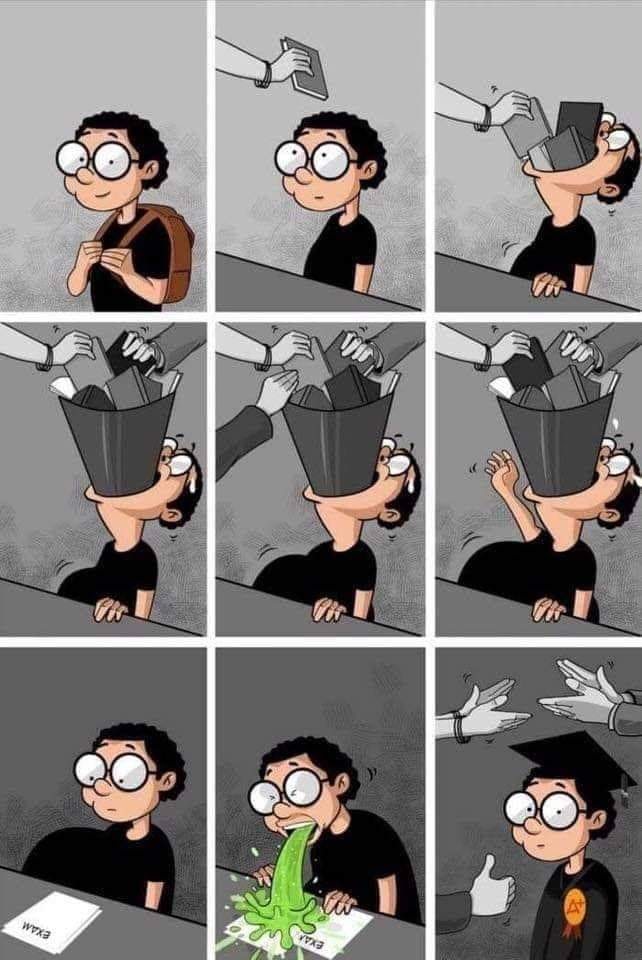 policyxcom's tweet photo. A Contrast View: Don't teach anything & everything!
Give #meaningful #education. They are the #FutureMakers #educationmatters #changetheapproach https://t.co/6iVT82hF4M