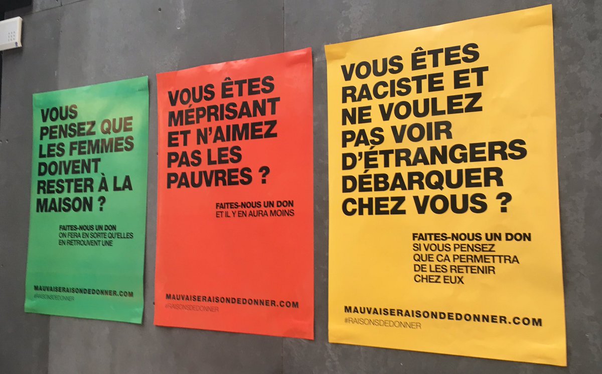 sophieakgazeau's tweet photo. Superbe campagne même si pas toute récente . Bravo @BrainsonicParis @guimikowski #raisonsdedonner https://t.co/DH4i6cp0j6 https://t.co/TfsN30sHg4