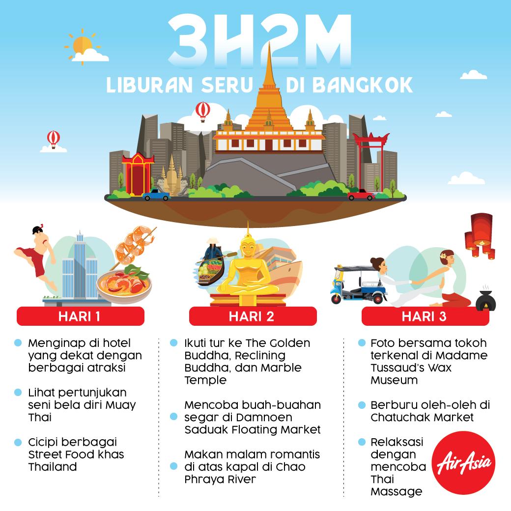 Pengen banget ke Thailand?

SUPER SALE bisa membawamu terbang ke Bangkok untuk jelajahi berbagai tempat seru di sana! 

Pesan tiket + hotel bisa lebih hemat hingga 45% untuk terbang mulai 1 Okt 2019 - 29 Feb 2020, lho.

Ayo, kunjungi bit.ly/SuperSale_Holi… atau Aplikasi AirAsia!