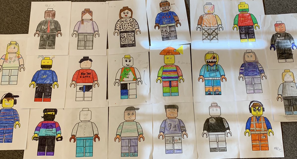 LenaPalovaara's tweet photo. #bild #likaolika #attribut hur skulle du se ut om du var en #legogubbe ? #åk3 #solskol #sofie123 https://t.co/fzNc0stERm