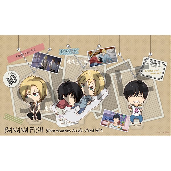 Uzivatel Aitai Kuji Na Twitteru The Banana Fish Story Memories Acrylic Charm Set Is Back With Two New More Additions For Vol 7 And Vol 8 Featuring Chibi Versions Of Scenes From Episodes