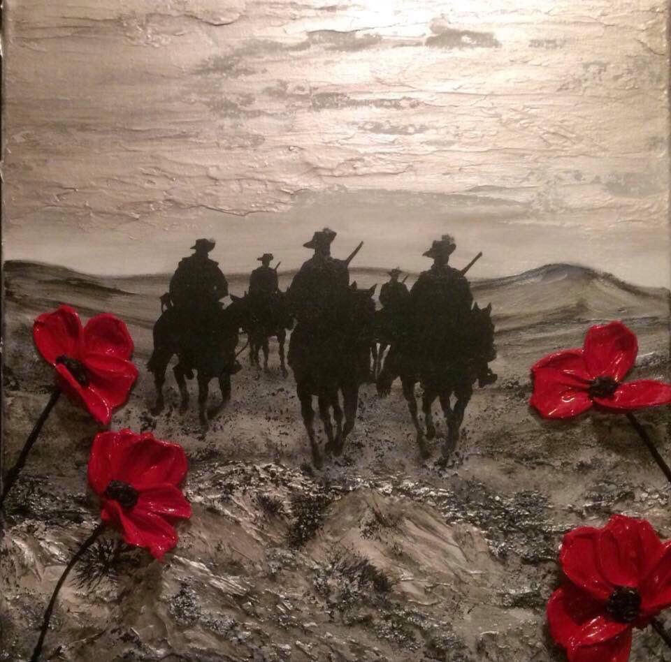 jhurleyart's tweet photo. ANZAC DAY ~ 25th APRIL ~ LEST WE FORGET #AnzacDay #WeWillRememberThem https://t.co/KnIBVgN3ic