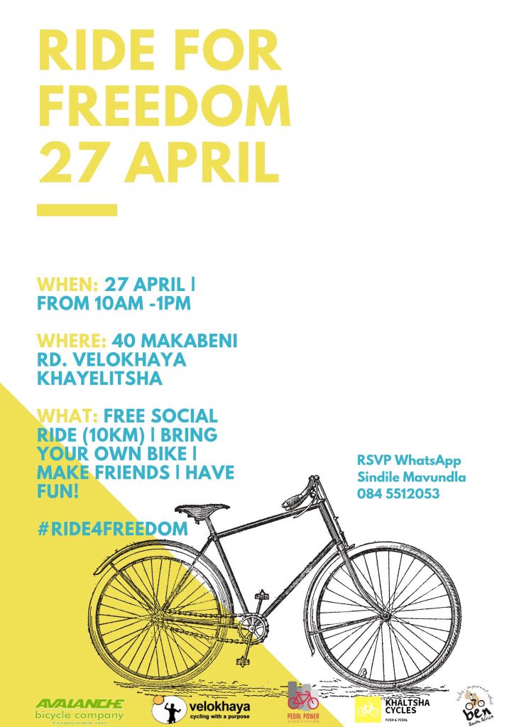 Velokhaya's tweet photo. #RIDE4FREEDOM https://t.co/G7WEFPaulM
