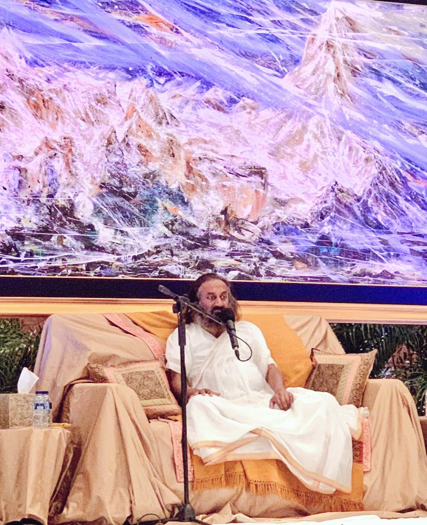 #VigyanBhairav Knowledge Session with #Gurudev @SriSri ji in #Bali #Indonesia