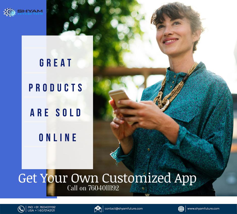 shyamfuturetech's tweet image. Sell online to clear your stock faster. Turn to Shyam Future Tech for dynamic apps with customized features. 
Call on +91 7604011192 for details. 
#SFTpost #mobileappdevelopment #customizedITsolutions #mobileapp #mobileapplicationdevelopment #appdevelopment #appbasedselling
