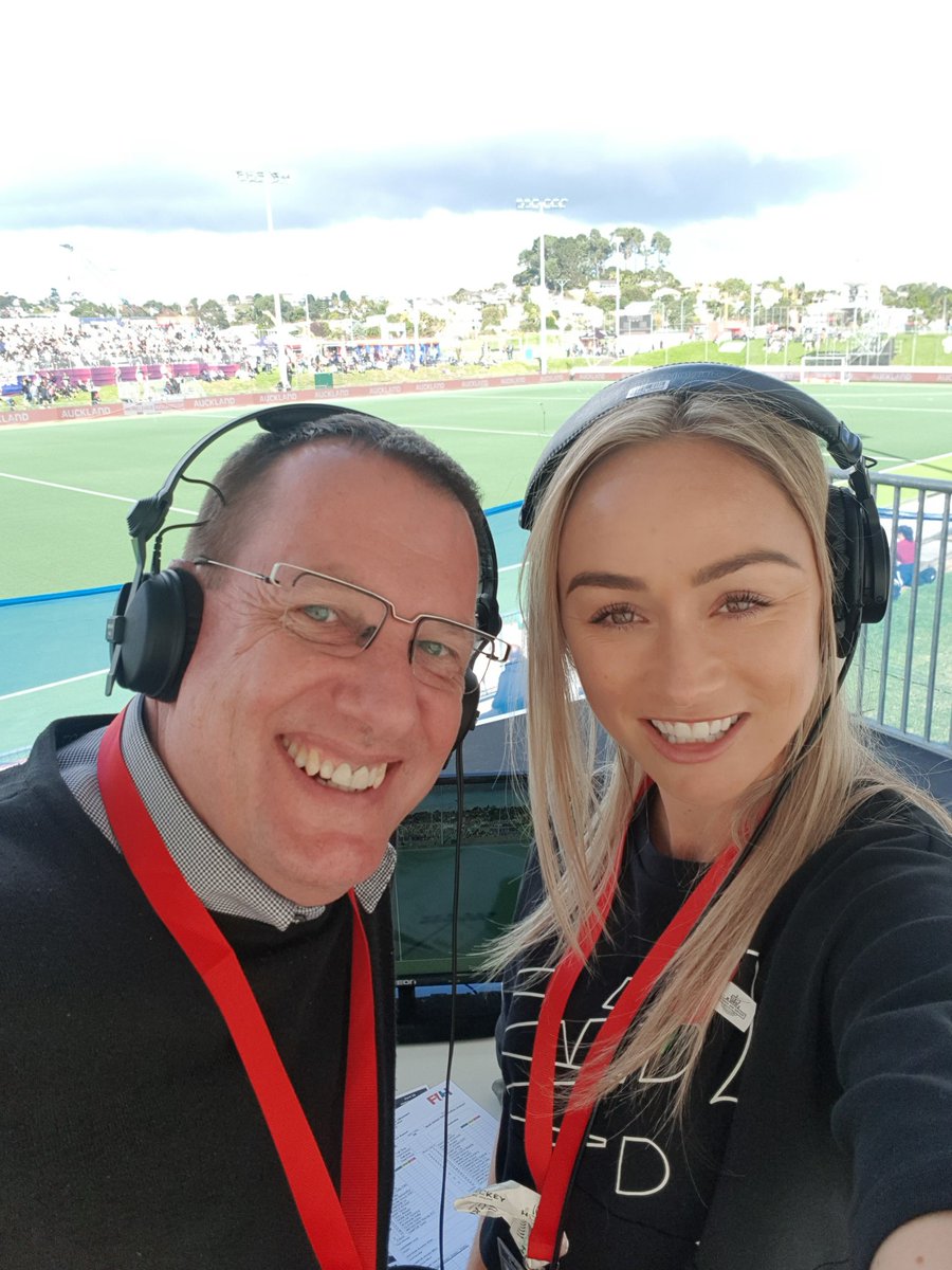 A different spot for hockey these days. Such a privilege and great experience to sit along side the best commentator in hockey <a href="/notthefootyshow/">notthefootyshow</a> #hockeyproleague2019