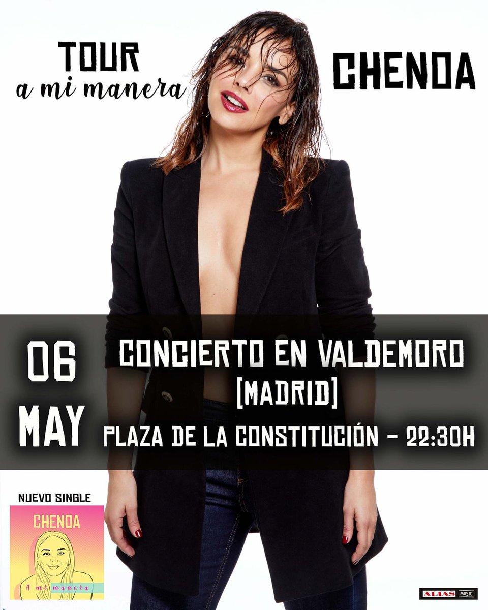 Chenoa's tweet photo. Tour #AMiManera #valdemoro 😊💋
@AliasManagement https://t.co/r50R50WrIA