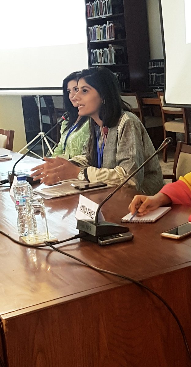 KashfFoundation's tweet image. Zainab Saeed - Head of Research at Kashf Foundation and moderator for the session takes questions from the audience. 

#KashfFoundation #MicroFinance #MicroHealthInsurance #KhudMukhtarKhawateen