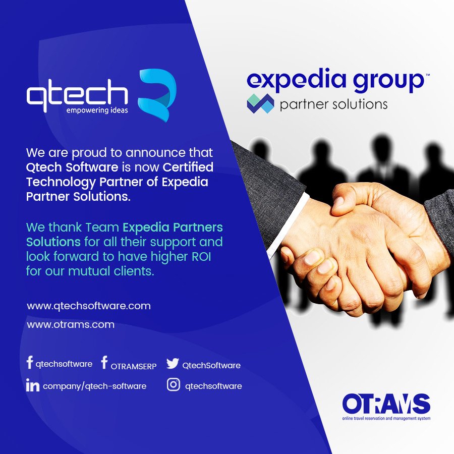 QtechSoftware's tweet photo. #expediapartners #EPS #expediagroup #expedia #qtechsoftware #thisisqtech #traveltechnology #traveltechnologyyoucantrust @expediapartners https://t.co/IdY9OPq0R6