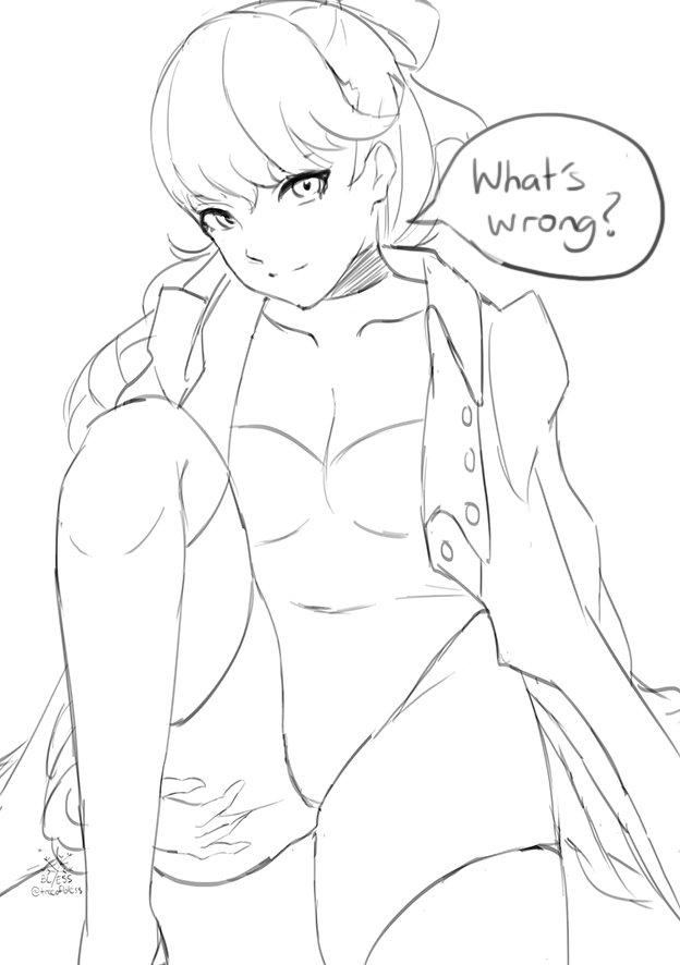 Do you hear that?
That's the sound of us drawing lewds
#P5R 