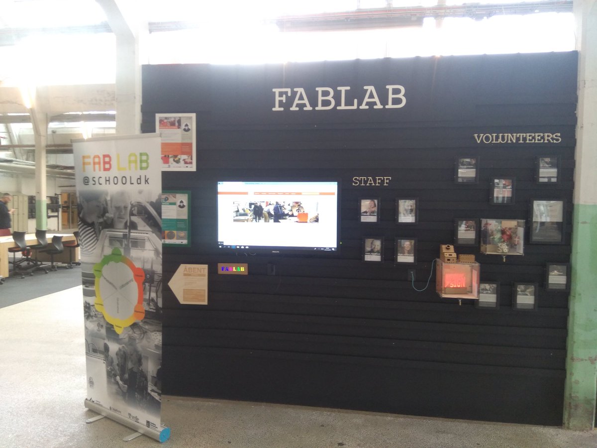 fablab_oulu's tweet photo. @fablab_oulu is at Spinderihallerne Fablab (Velje, Denmark) organizing a workshop for #fablearndk19 conference #steaminoulu #steampath https://t.co/bIcYFNRLpR
