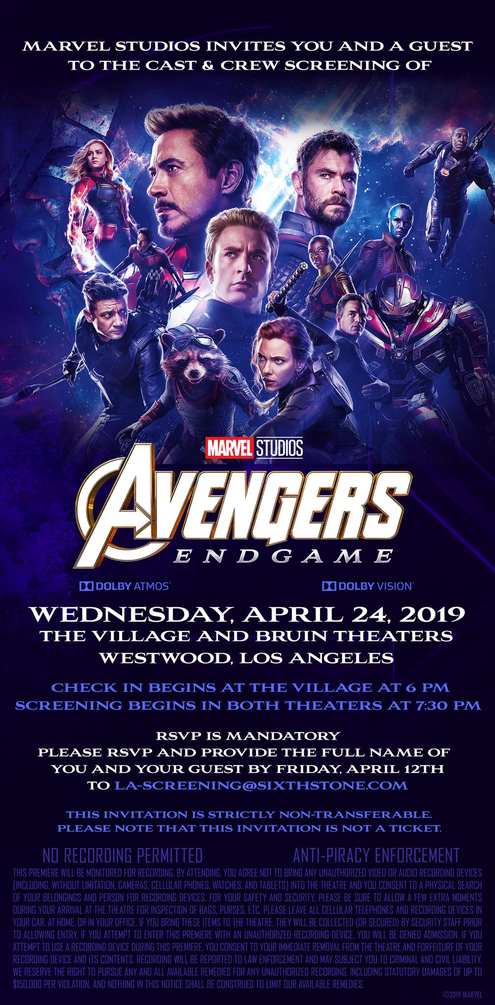 Avengers: Endgame - Full Cast & Crew - TV Guide