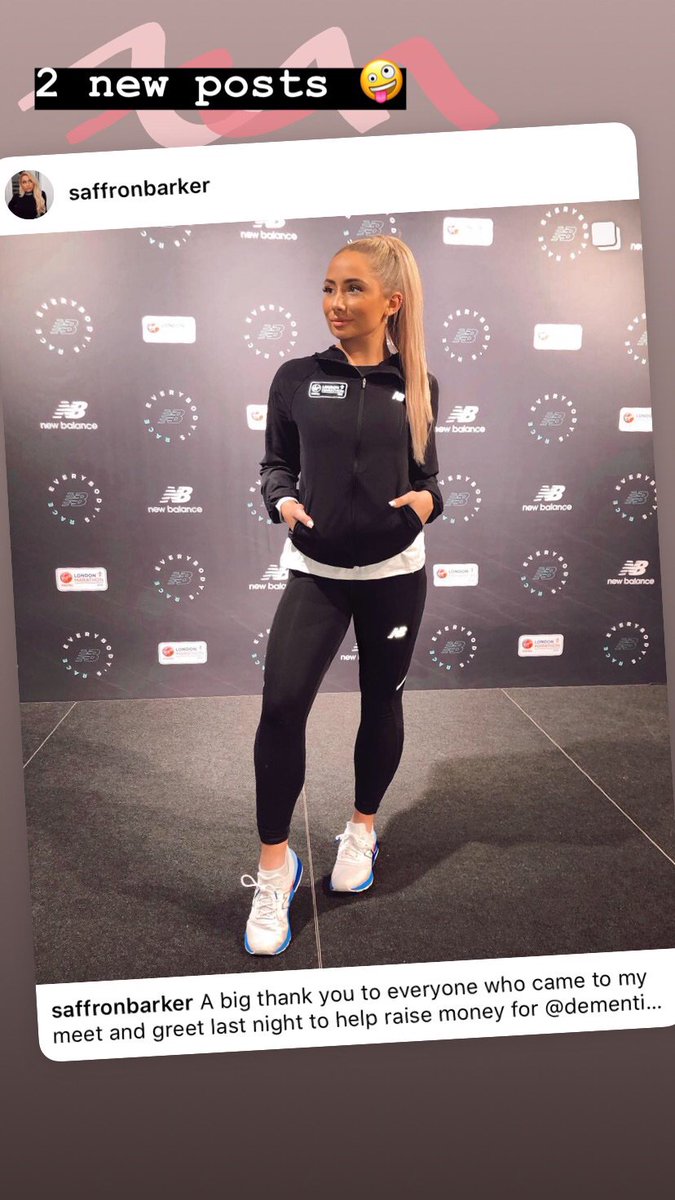 A big thank you to everyone who came to my meet and greet last night to help raise money for @dementiarevolution as part of my @londonmarathon fundraising! 🙏🏽 Huge thanks to @newbalanceuk for hosting the event in store and for all of their support 😻 Outfit is all @NewBalanceUK