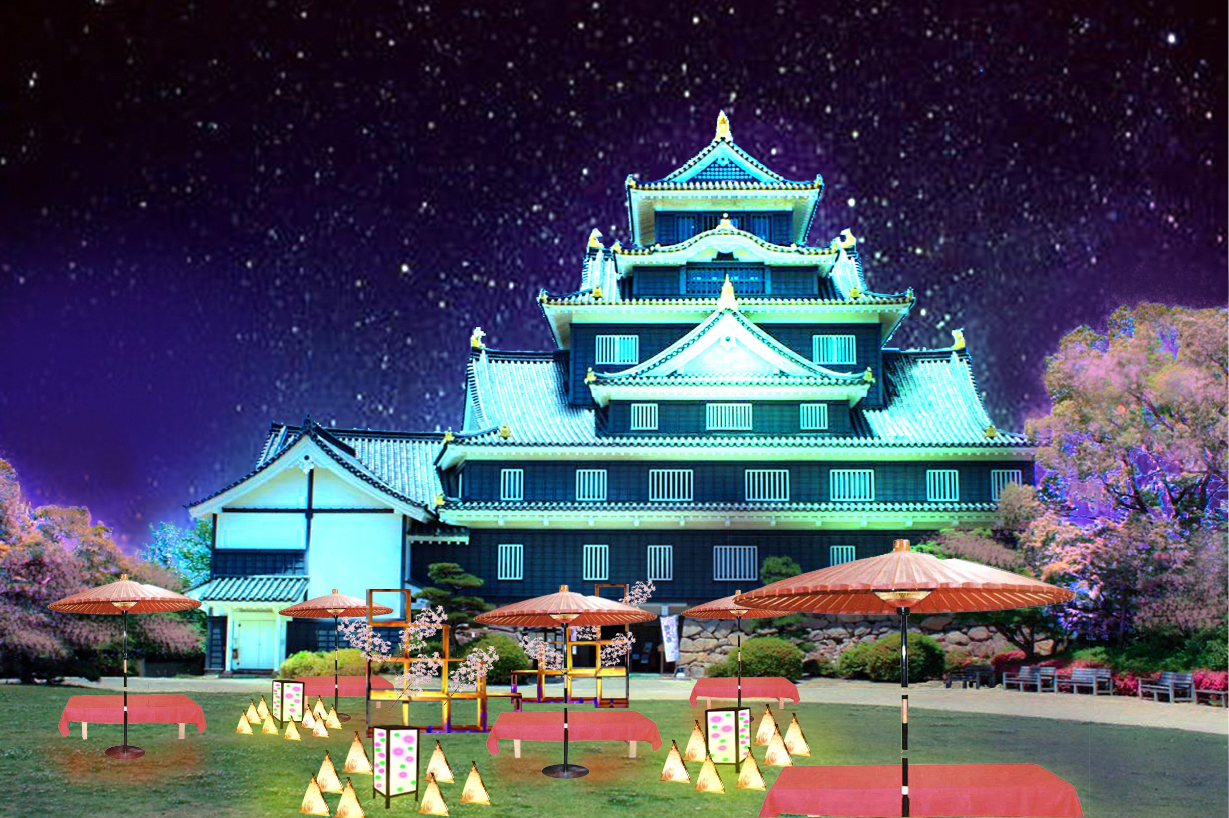 岡山市 Okayama City 提灯やあんどん 和傘の装飾などで岡山城周辺をライトアップする 春の烏城灯源郷 と岡山 後楽園を優しい光で照らす 春の幻想庭園 詳しくはこちらからご確認ください 春の烏城灯源郷https T Co 6alwfqdres 春の幻想庭園