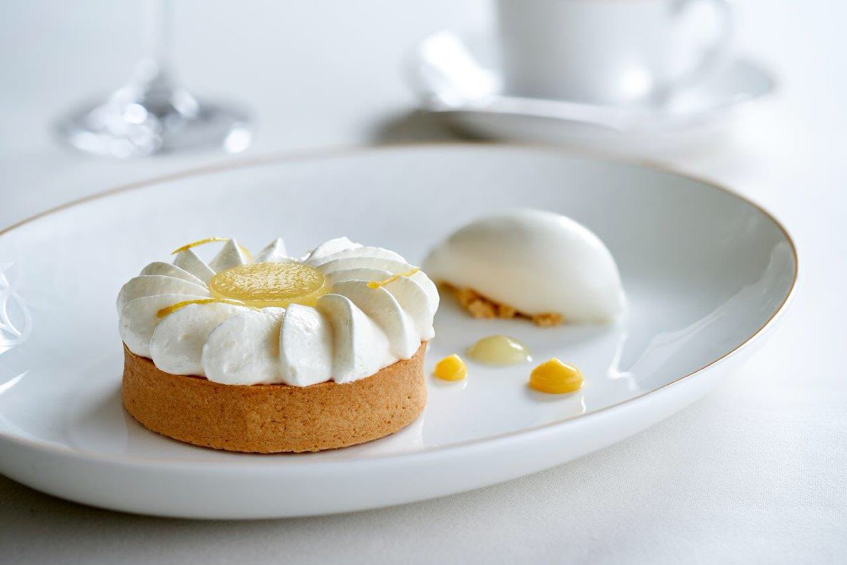 Try our Yuzu lemon chiffon pie which is featured on our Mary Quant Me menu #foodie #knightsbridge