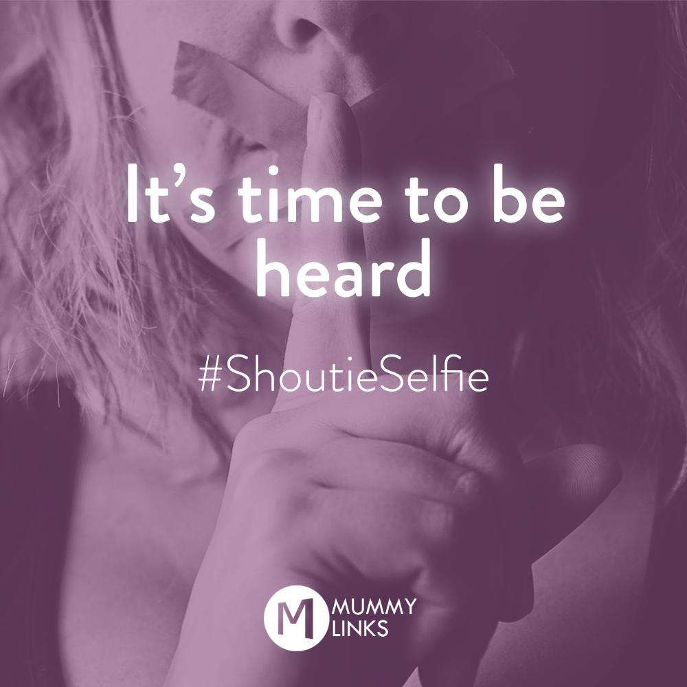 Let's make #shoutieselfie the biggest yet! Raise awareness of #maternalmentalhealth by sharing far and wide! #parenting #mentalhealth #PND #TuesdayThoughts
