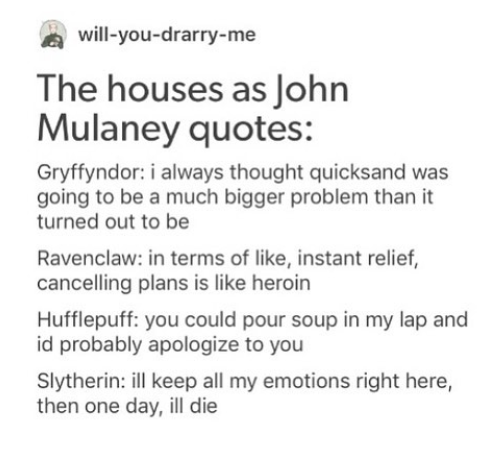 MuggleNet's tweet photo. Tag yourself
#JohnMulaney https://t.co/bUREYsGSMa