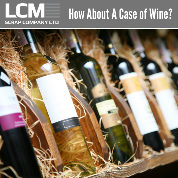 LCMScrapCompany's tweet photo. Fancy a case of wine to wash down all those Easter eggs? Bring some scrap metal into us and either follow us on Facebook, Twitter, LinkedIn, Instagram or leave a review on Google to be in with a chance. All three premises included. Good luck #scrapmetal #competition #demolition https://t.co/nJ3yBjG98w