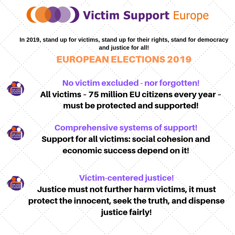 EuForumRJ's tweet photo. @VictimSupportEU produced a #VSEmanifesto for the European Parliament Elections (held between 23 and 26 May 2019) on how the EU can make a difference in securing victims' rights, democracy and justice. #EP2019 #MakeVictimsRightsaReality. https://t.co/OgHCSLlbuB https://t.co/aoNxGycKXk