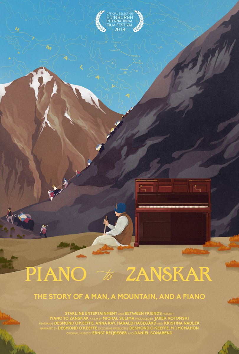 WIDF2019's tweet image. One man and a 100 year old upright piano embark upon a perilous journey to the furthest corners of the Himalayas. 
📽Piano to Zanskar
📅 Wednesday, May 8, 6:10pm
📍 Chapter Arts Centre, Cardiff 
🎟️ Tickets: chapter.org/season/wales-i…
#widf19