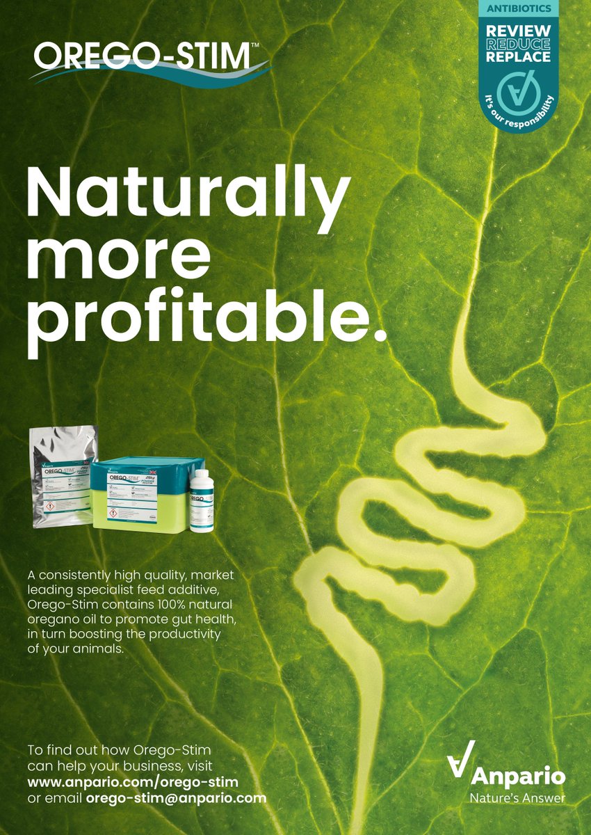 anparioplc's tweet photo. 100% Natural Oregano Essential Oil in Oregeo-Stim promotes optimum gut health, in turn boosting the productivity of your animals. #TuesdayTechTip #ReviewReduceReplace #NaturallyMoreProfitable #LivestockPerformance #NaturesAnswer
https://t.co/Cdf51cqxIY https://t.co/xbY3BSud6R