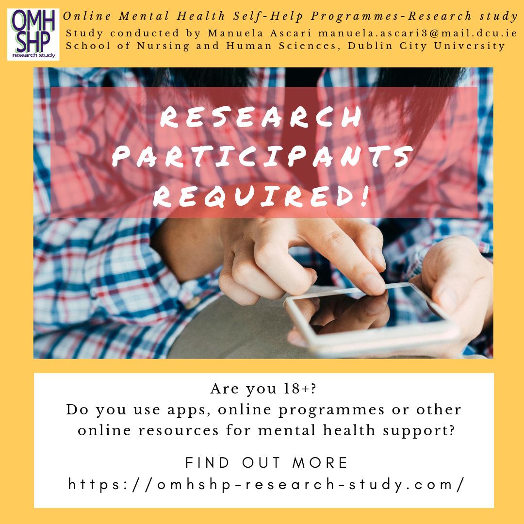 Do you use apps or online resources to help with your #mentalhealth? There's still time to take part in our study. Access our survey here wp.me/P91lyY-q PLS RT this research opportunity @SenLynnRuane <a href="/CorkLifeCentre/">Cork Life Centre</a> <a href="/ruairimckiernan/">Ruairí McKiernan</a> <a href="/nikkihayes/">Nikki Hayes</a> @MarianKeyes <a href="/AlanQuinlan1/">Alan Quinlan</a>