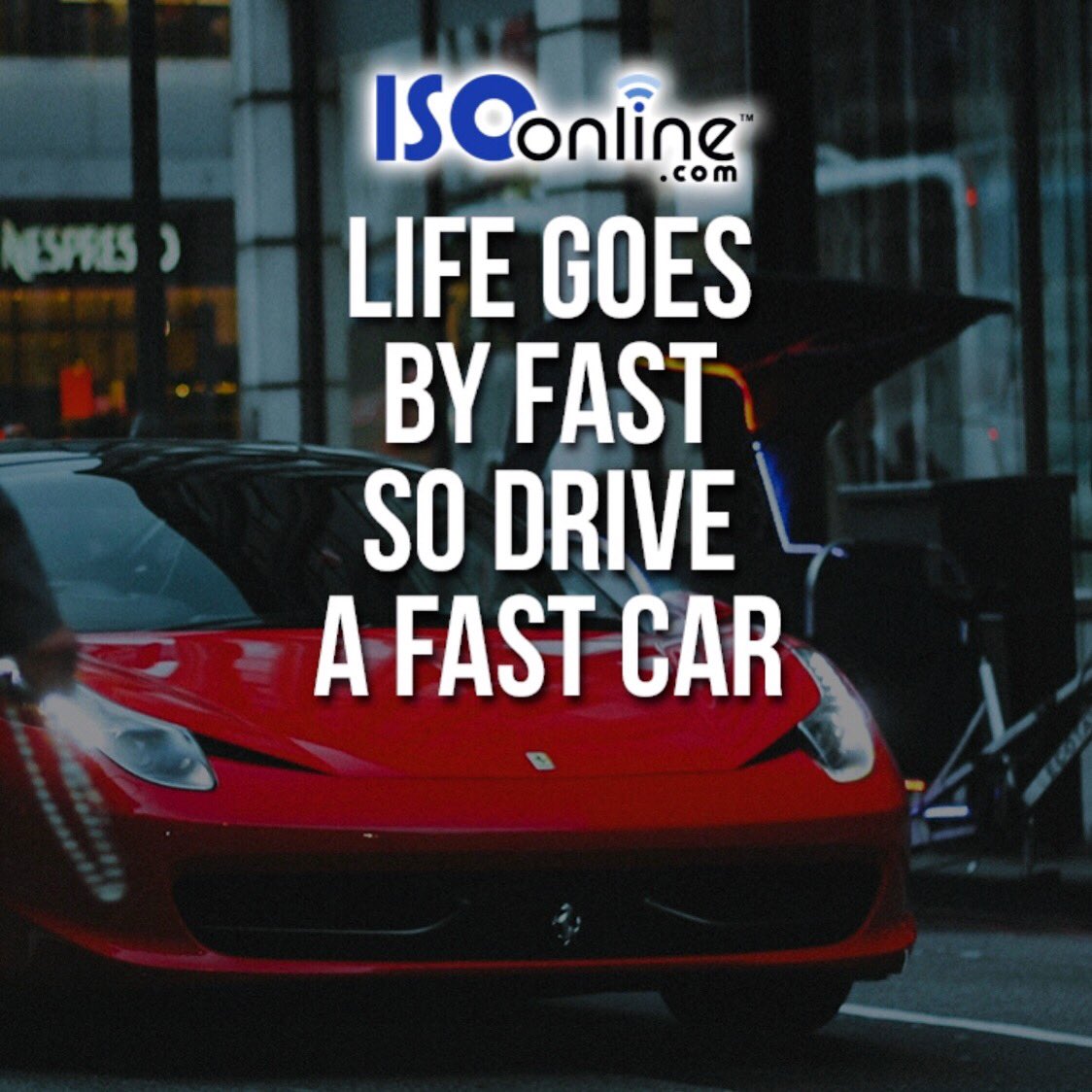 isoonline_com's tweet photo. Life goes by fast so drive a fast car.
@isoonline #isoonline #iso9001 #iso14001 #ohsas18001 #iso45001 #isocertificate #isocertification #motivation #businessgrowth https://t.co/VTbvP9jy2d