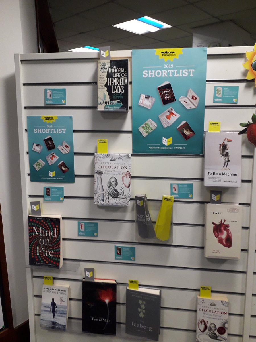 covlibraries's tweet photo. Celebrating 10 years of being Incurably Curious with our display of the Wellcome Book Prize titles @covlibraries @readingagency @wellcomebkprize #curiousdisplay #WBP2019 https://t.co/qfteMmtkCm