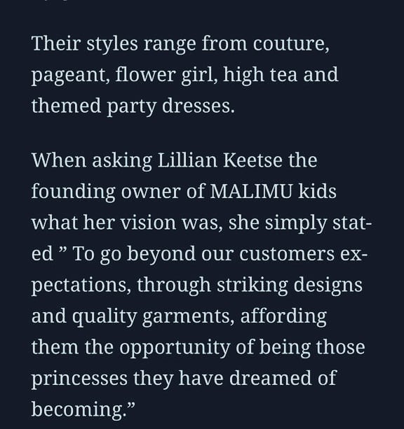 malimukids's tweet photo. 🎉🎉GOODMORNING FRIENDS 🎉🎉Excited to Announce that @malimukids partnered with @childmodelsa to be Featured in their April Easter Issue. Check us out on https://t.co/SwmNB7NuXv under the Fashion section. 💖☺️💖. https://t.co/tzXcbnfJH4