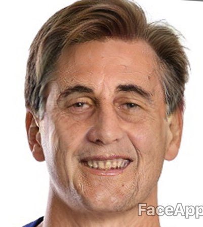 mattard90's tweet photo. So Iβm sitting at home still recovering from a big shoulder op, and I discovered a new iPhone app... FaceApp.
I gave Lachy Lewis a nice flowing head of hair, and then aged the crap out of him π
#helpmeimbored https://t.co/CXc27wHAgM