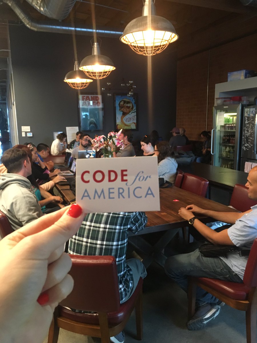 hana_stevenson's tweet image. I attended @HackForLA tonight. They couldn’t be more welcoming. Great bunch of people addressing LA’s biggest civic issues. #codeforamerica #ux