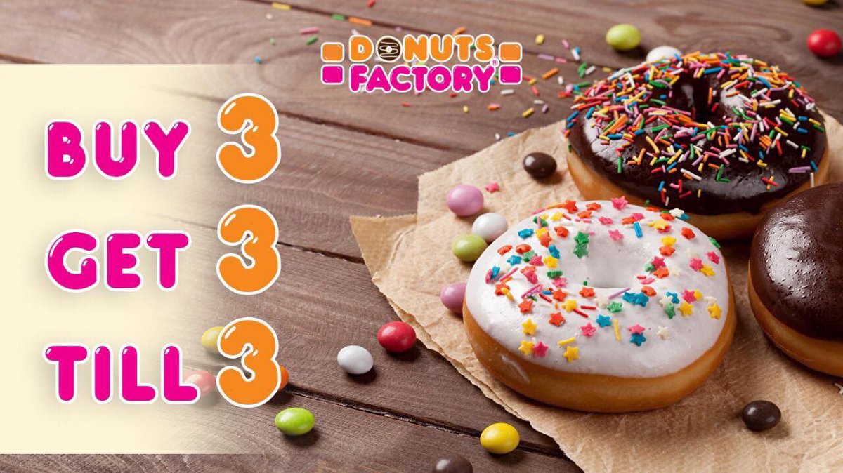 DonutsFactoryjo's tweet photo. عرض يوم الثلاثاء المميز من دونتس فاكتوري 🍩🍩🍩

Tuesday special offer from Donuts Factory 🍩🍩🍩
#DonutsFactory #Df https://t.co/VN6ixCL4hI