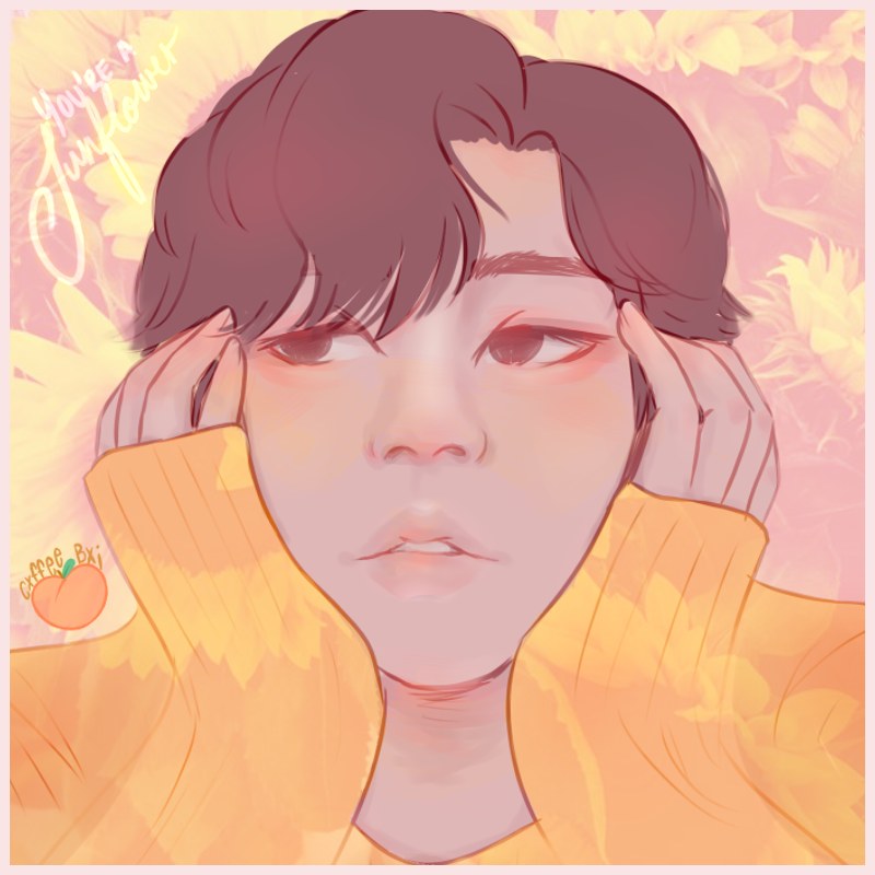 a sunflower.

#JOHNNY #NCT127 #NCT #NCTFA #NCTFanart