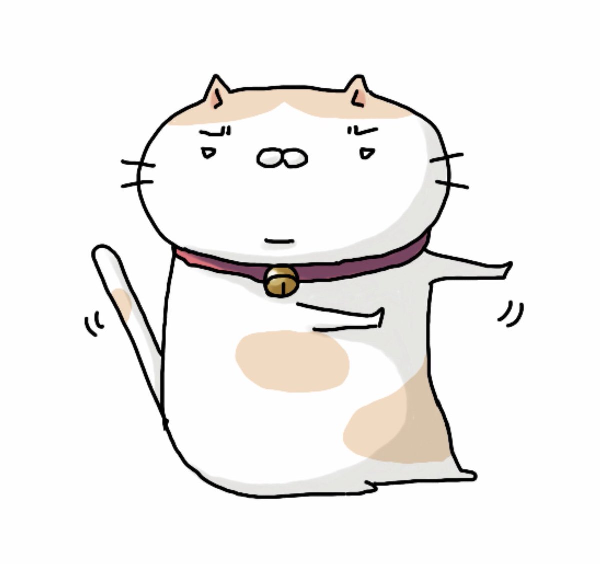 ふじ ブリーフおじさん Twitterissa ビックリしたら体が勝手に反応 実はビックリしてる 白目スコ アート イラスト かわいい キャラクター デザイン ふじ 猫 スコティッシュフォールド Lineスタンプ 猫イラスト Japan White Eyes Cat Cat