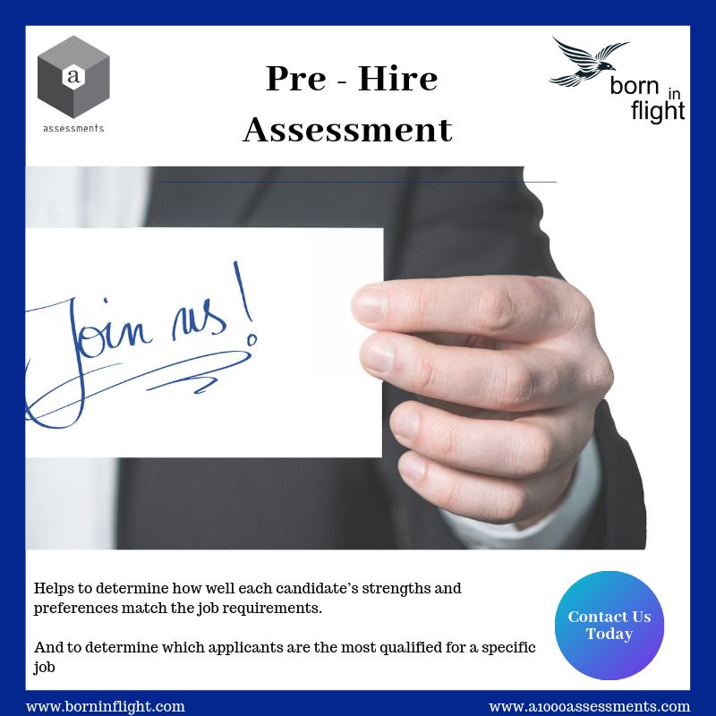borninflight's tweet photo. Do you know how Pre - Hire Assessment is helpful???
Give it a try today!!
#PsychometricTests
#OnlineTest
#AptitudeTests
#360DegreeFeedback
#CompetencyMapping
#SalesAptitudeTest
#BehavioralAssessments
#Hiring
#TrainingNeedAnalysis
#AssessmentCenters
Info@borninflight.com https://t.co/cYyle5Vs2V
