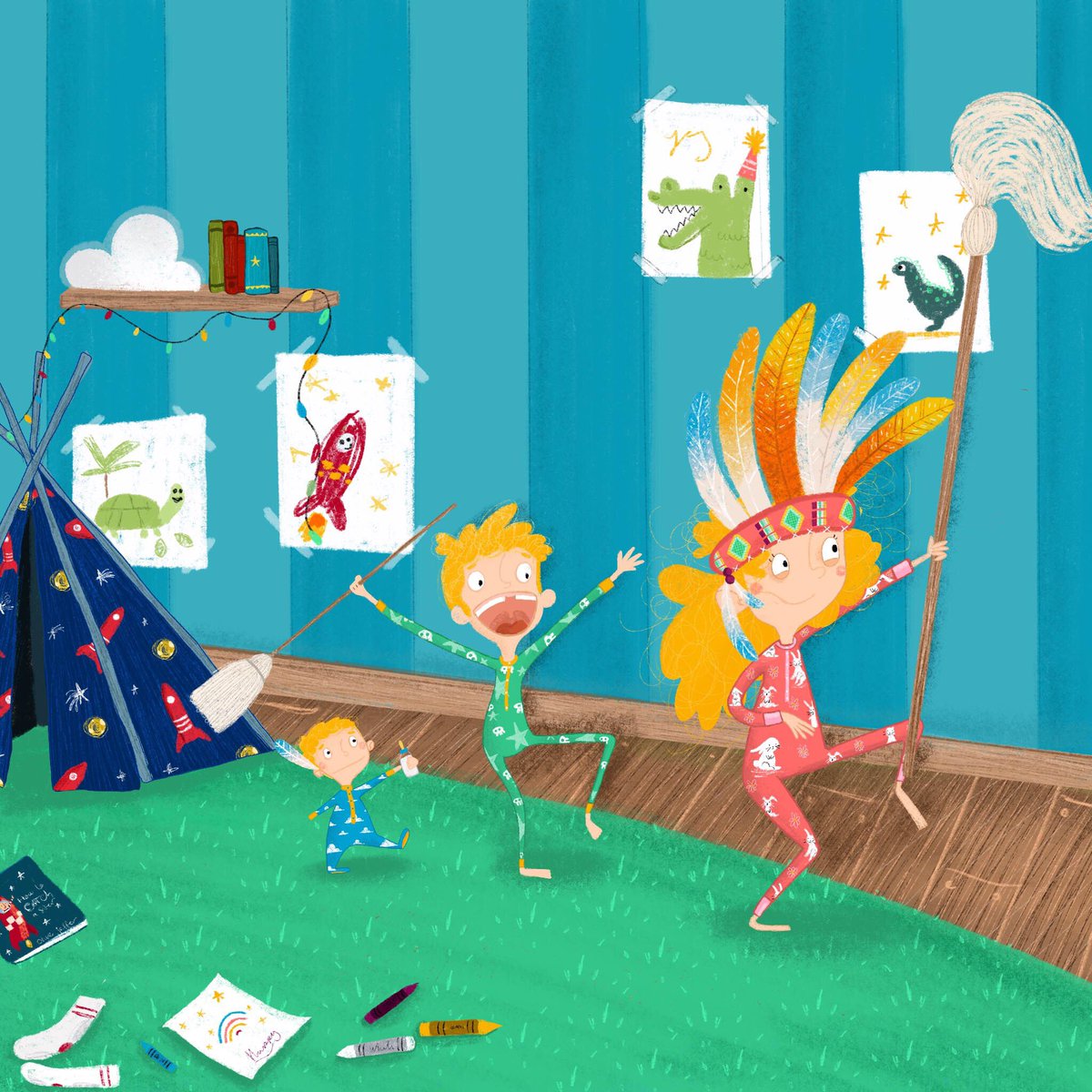 StephLidbetter's tweet photo. Easter holidays are over and it back to some sort of normality. #Illustrator #illustrations #kidlitart #ChildrensBooks https://t.co/2qzWqZEBq9