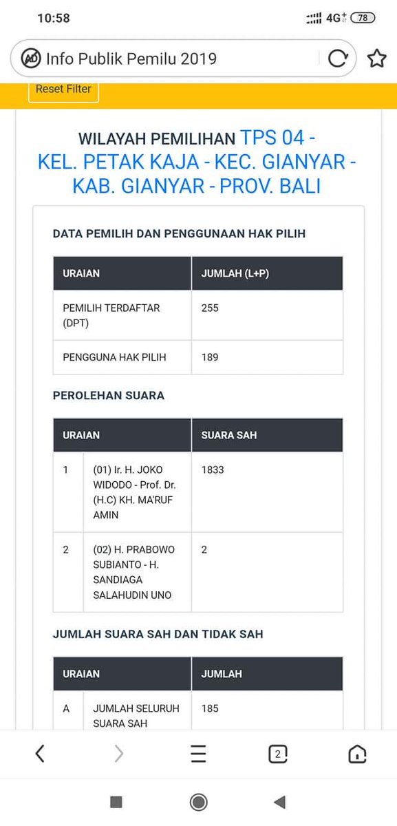 dd_arie's tweet photo. Server dan program SITUNG pemilu sekelas KPU ga bisa mendeteksi kesalahan input, dimana hasil akhir dapat selisih di tiap TPS #miris #kpufail #pemerintahfail https://t.co/uEw41xWqnK