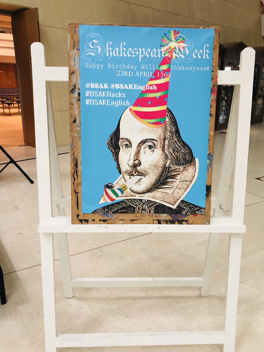 BSAKenglish's tweet photo. Some amazing performances from our talented RADA students to kick off Shakespeare’s Birthday 🎁🎈#thouartexceedingexpectations #HappyBirthdayShakespeare #Shakespeareweek2019 https://t.co/OdnsgeeuUm
