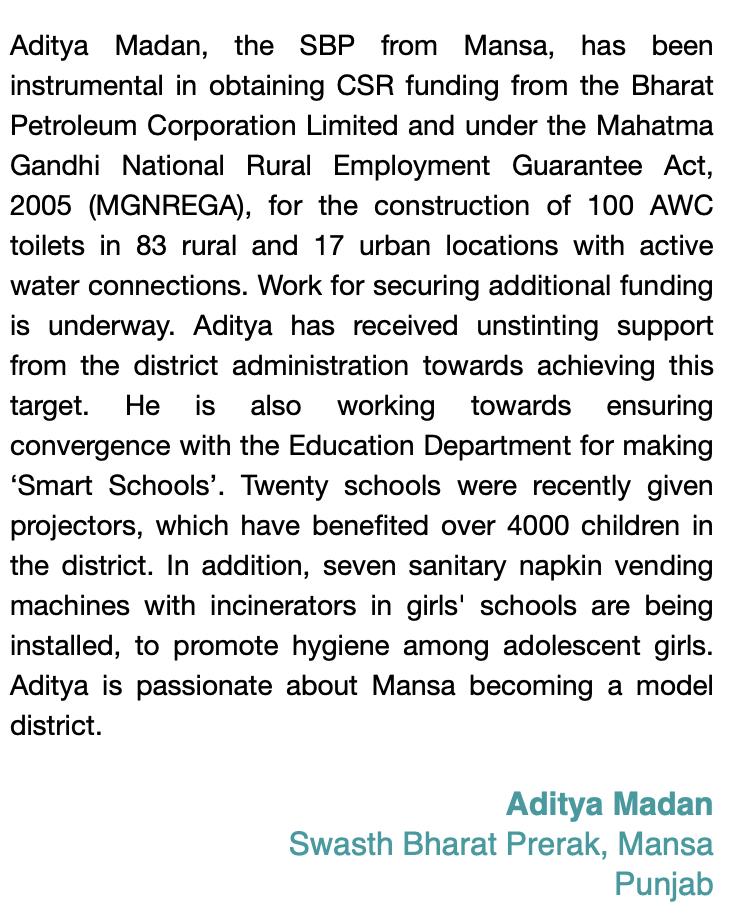 SPreraks's tweet photo. Hear from our #ChampionOfChange @madanaditya working in the Mansa District of Punjab &amp; has been instrumental in obtaining CSR funding for construction of AWCs &amp; has converged with the Education Department for making 'Smart Schools'!

@tatatrusts @RajanSankar1 @bhuvana_balan https://t.co/g7AYdxwxVy