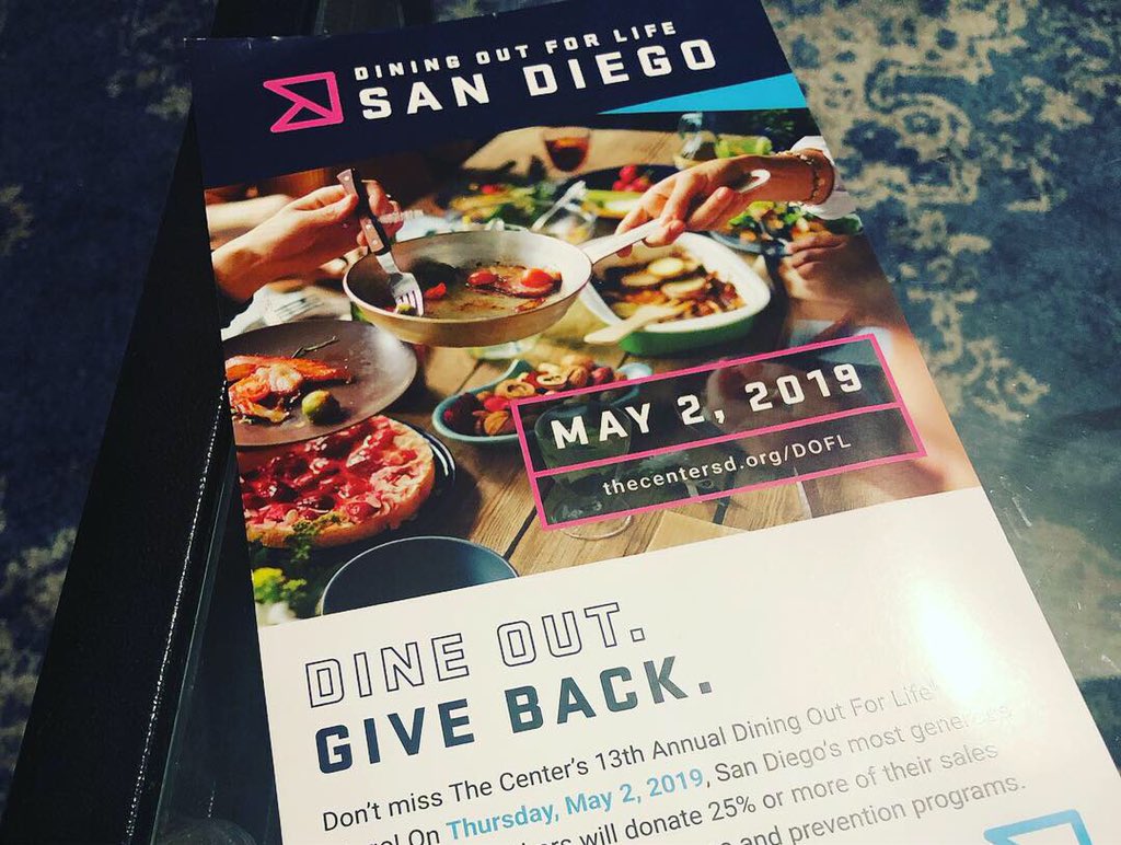 jeremyinbloom's tweet photo. Looking forward to next week’s Dining Out For Life! Join me for breakfast, lunch, dinner, and a night cap. 

Breakfast: Copper Top Coffee &amp; Donuts 
Lunch: Barrio Star
Dinner: Dining Out for Life® San Diego at Common Stock
Nightcap: Royale Cocktails

#DOFL https://t.co/eIbtcxX8TB