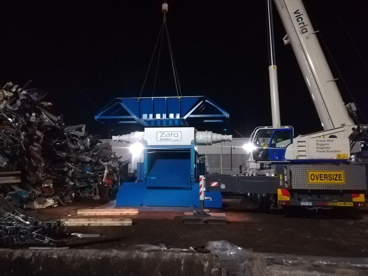 ZATOshredder's tweet photo. Blue Devil Twin Shaft Shredder guarantees the highest performances: the reliable solution for any scrap yard!
#Zato #Shredder #recyclingsolutions #twinshaftshredder https://t.co/nJGkw9jFMO