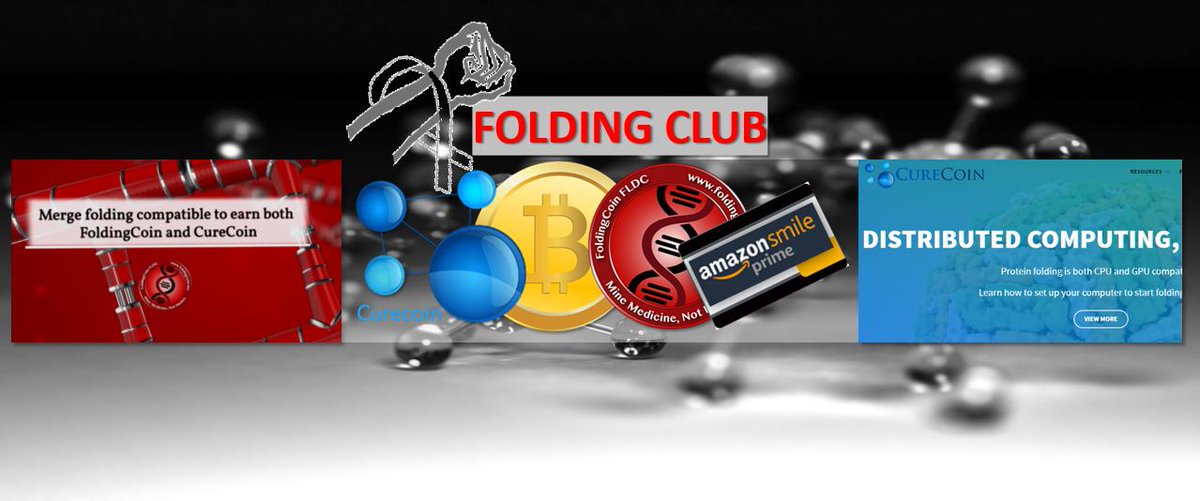 CureCoin_Team's tweet photo. Thank you @BillBeardJr from @FoldingCoin, for helping make #FoldingClub possible! When we run #FoldingClub, we demonstrate pooled #mergefolding, which ANY organization (corporation, school, club) could use to support medical #science AND boost their existing charities. Cheers!🥂 https://t.co/HcgVjLR3zO