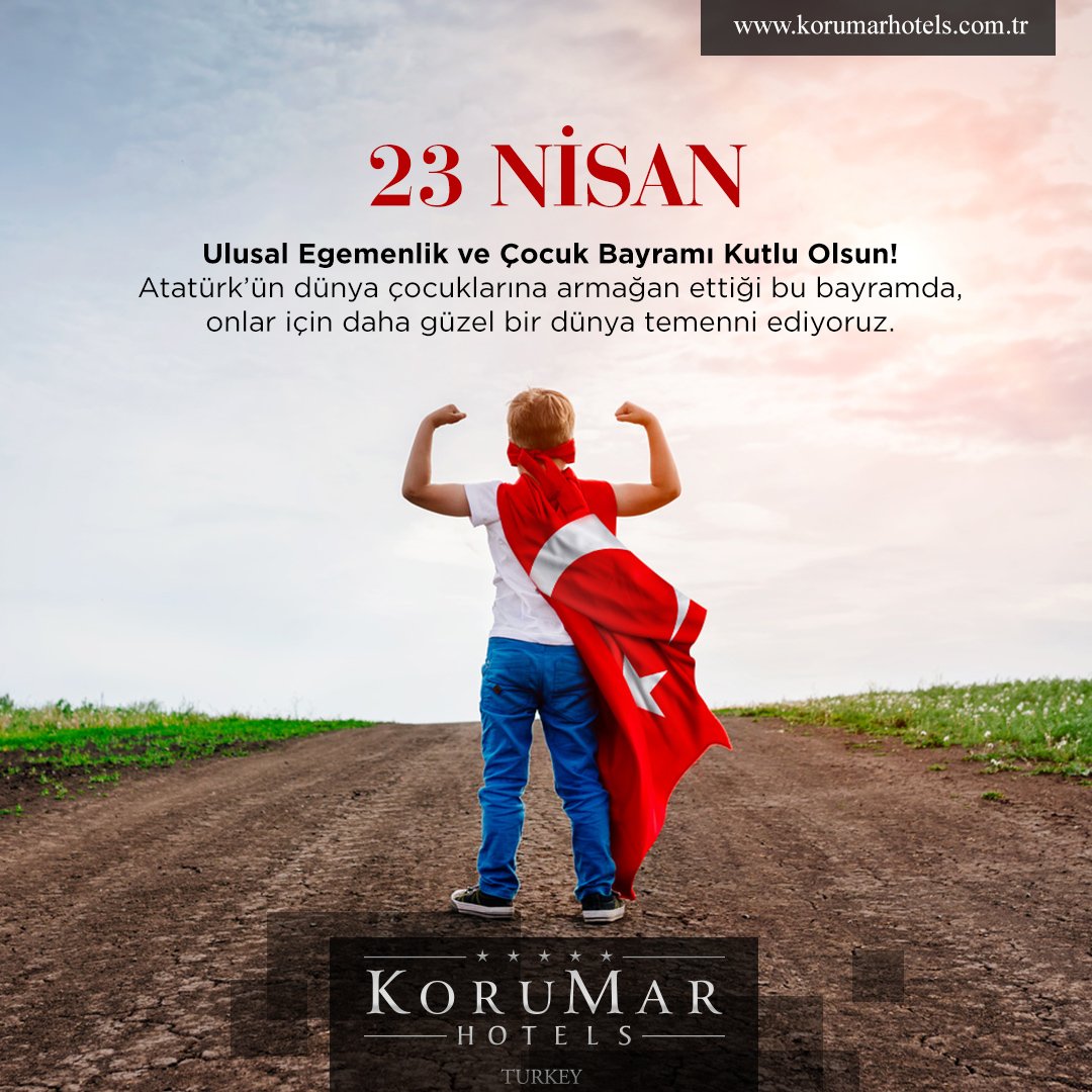 23 Nisan Ulusal Egemenlik ve Çocuk Bayramı Kutlu Olsun!

#23Nisan #UlusalEgemenlikveÇocukBayramı #KorumarHotels #Korumar #KorumarHotelDeluxe