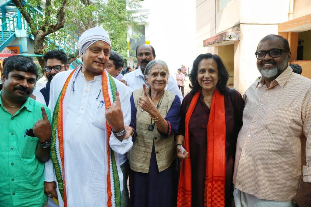 My mother and I cast our votes this morning at Cotton Hill Girls