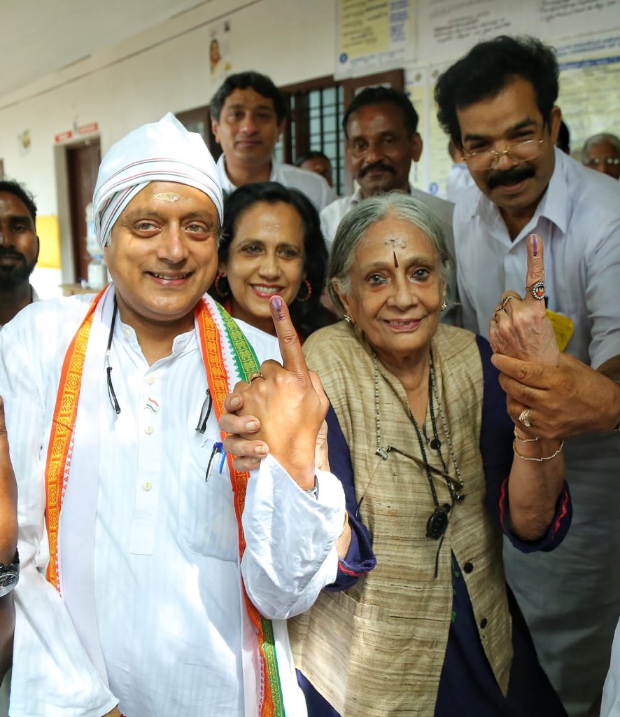 My mother and I cast our votes this morning at Cotton Hill Girls