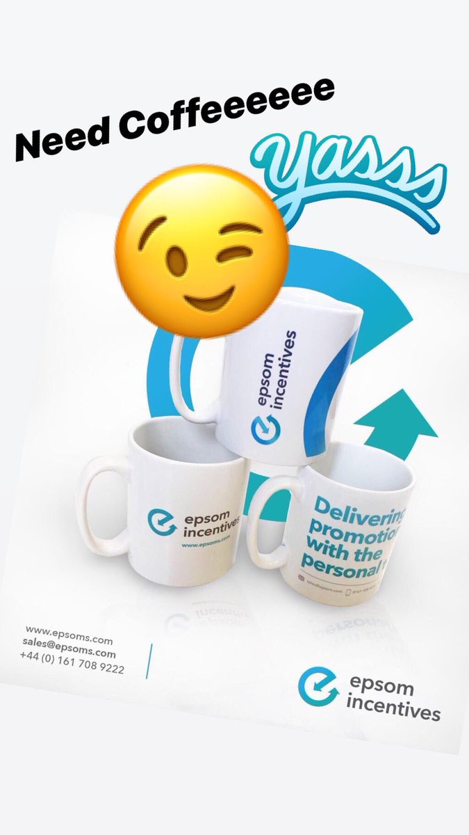 You know what we’re saying #coffeetime -ermmm fo you have a #BrandedMug ? If not think we maybe able to help you there 😘