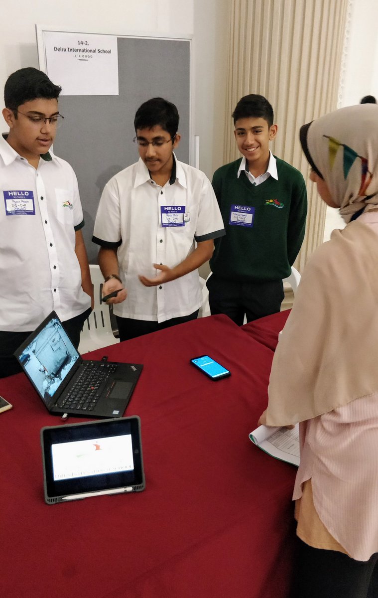 DIS_Computing's tweet image. Yr10 #MobileApp development team in full swing showing their #fixit app to 4 judges that helps governments to reduce the common problems of the general public using #AppInventor2 for use on any #Andriod device #EarthDay #problemsolving #AeSCC @MrAdamMasters